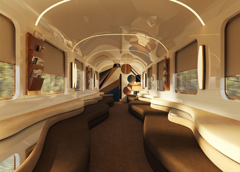 La Dolce Vita Orient Express Cabin Interior by Dimorestudio