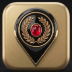 ROMA LUXURY Listing Directory Elite-POI-Rome-Italy-PIN with Ancient Roman Ceasars Laurel Wreath favicon logo