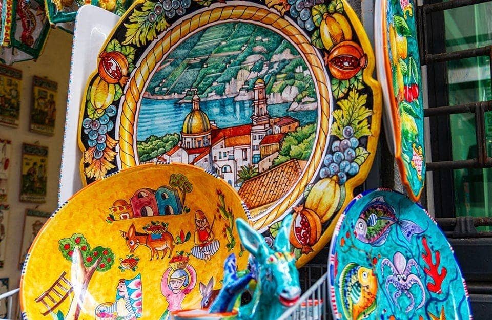 Bespoke Vietri ceramics Amalfi Coast Roma Luxury