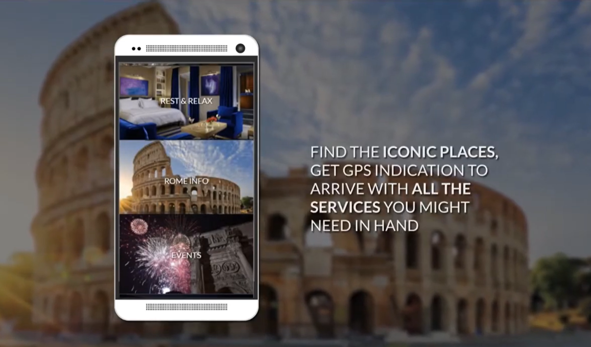 When in Rome use the ROMA LUXURY MOBILE APP